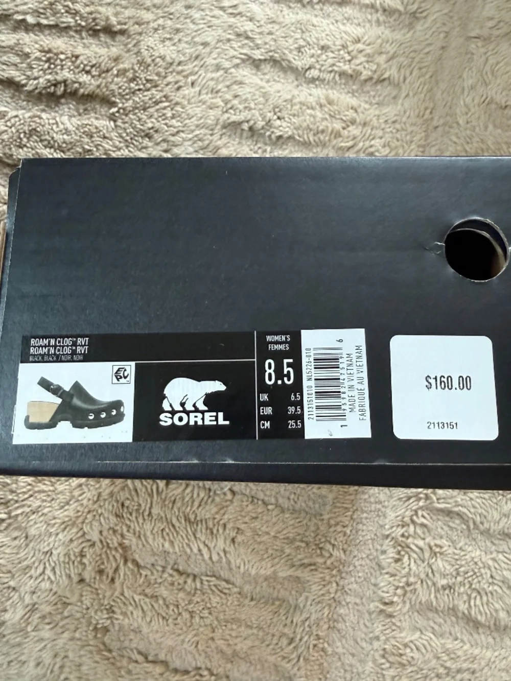 Sorel Roam'N Clog Black Women's Size 8.5 EUC - Picture 2 of 6